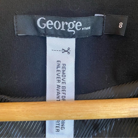 George. Black blazer. Size 8. - Picture 2 of 7